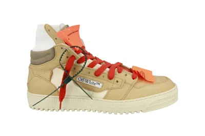 Pre-owned Off-white 3.0 Off Court High-top Sneakers Latte Beige In Latte Beige/multicolor