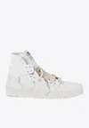 Off-white White Leather Out Of Office High Top Sneakers In White