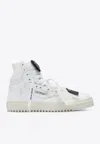 Off-white Lace-up High-top Casual Shoes In White