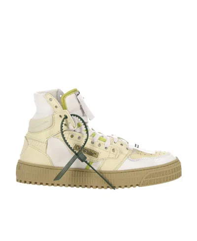 スニーカー [OFFWHITE]3.0 OFF COURT CALF LEATHER CREAM WHITE Off-white 3.0 Off Court Calf Leather Cream White In Cream