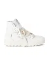 Off-white 3.0 Off-court Leather Sneakers In White