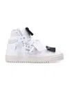 Off-white Lace-up High-top Casual Shoes