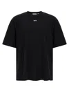 Off-white Logo-print Spray T-shirt In Black
