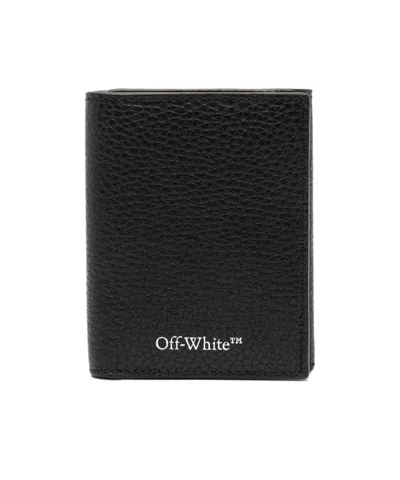Off-white 3d Diag-stripe Card Holder In Black