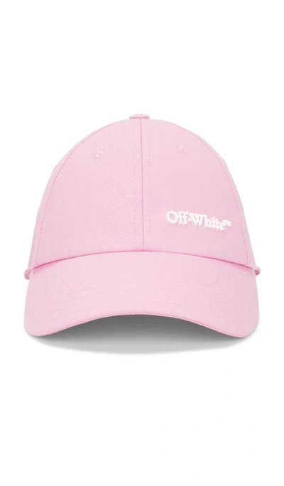 Off-white 3d Logo Baseball Cap In Pink
