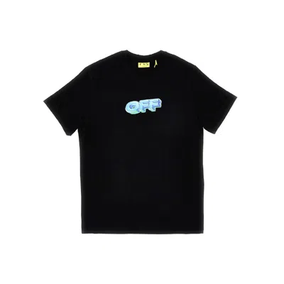 Off-white 3d Logo Print T-shirt Kids In Black