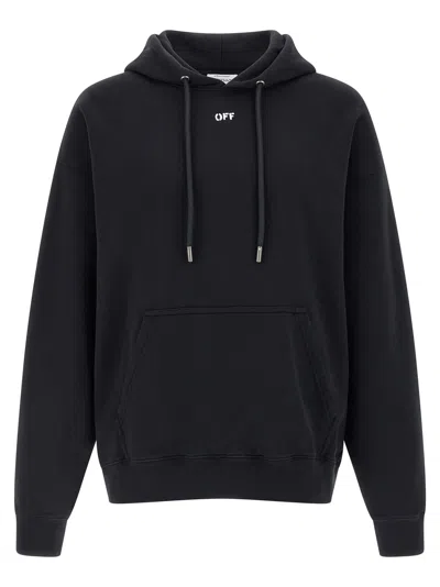 Off-white 3d Spray Arrow Skate Hoodie In Black
