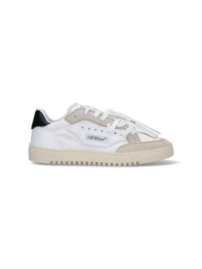 Off-white '5.0' Sneakers In Bianco