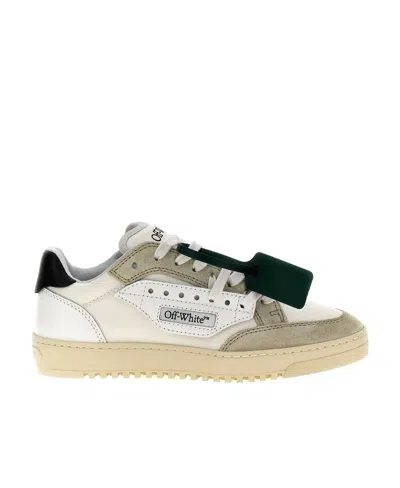 Off-white 50 Off Court Sneakers In Nude