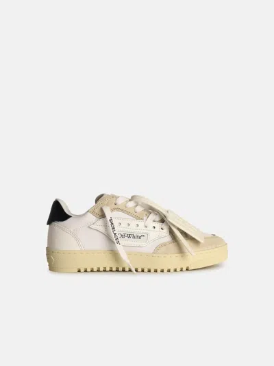 Off-white '5.0' White Cotton Blend Sneakers