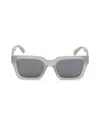 Off-white 51mm Palermo Angular Rectangle Sunglasses In Gold