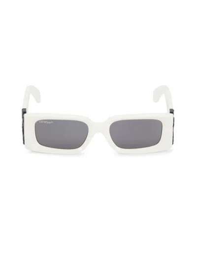 Off-white 52mm Roma Rectangle Sunglasses In White
