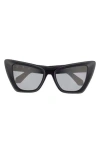 Off-white 57mm Edvard Cat Eye Sunglasses
