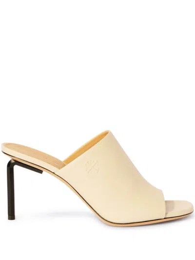 Off-white White Allen Mules In Neutrals