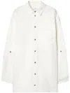 Off-white Off White Embroidered Overshirt In White