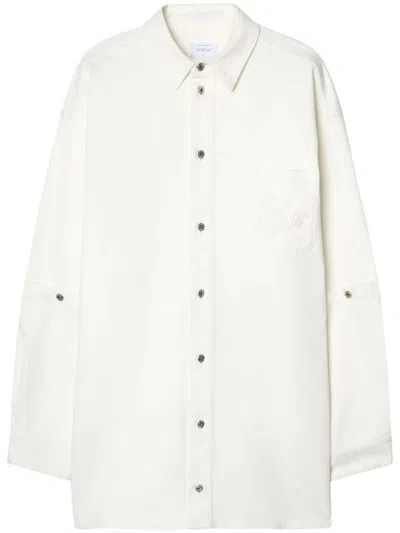 OFF-WHITE OFF-WHITE 90S LOGO OVERSHIRT CLOTHING