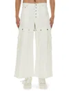 Off-white Off White "90's Logo Convertible Baggy Jeans
