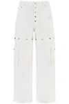 Off-white Off White "90's Logo Convertible Baggy Jeans