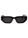 Off-white Acetate Havana  Sunglasses In Black