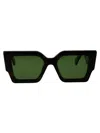 Off-white Acetate Havana Sunglasses In Black
