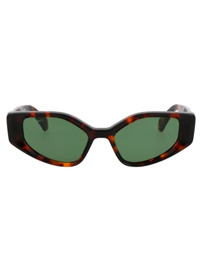 Off-white Acetate Havana  Sunglasses In Brown
