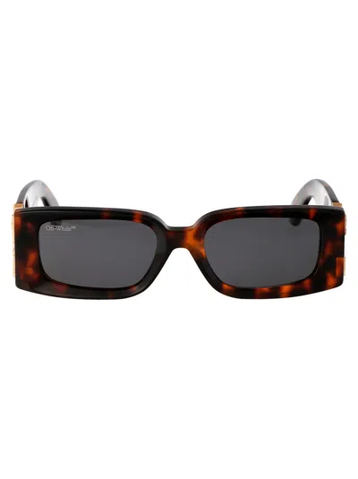 Off-white Acetate Havana  Sunglasses In Multi