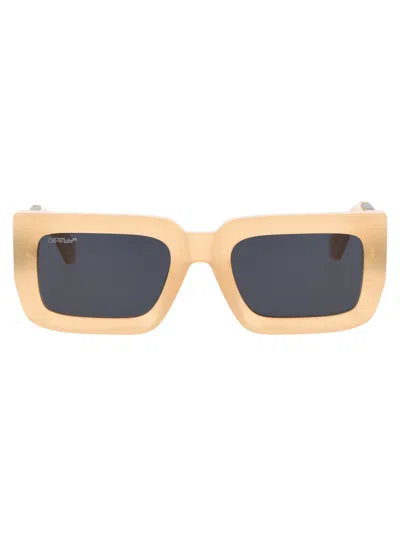 Off-white Acetate Sand  Sunglasses