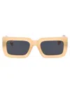 Off-white Boston Dark Grey Rectangular Unisex Sunglasses Oeri073 1707 54 In Neutral