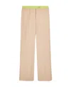 Off-white Active Straight-leg Tailored Trousers In Nude