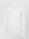 OFF-WHITE ADJUSTABLE SLEEVE LENGTH SHIRT WITH CUFF BUTTONS