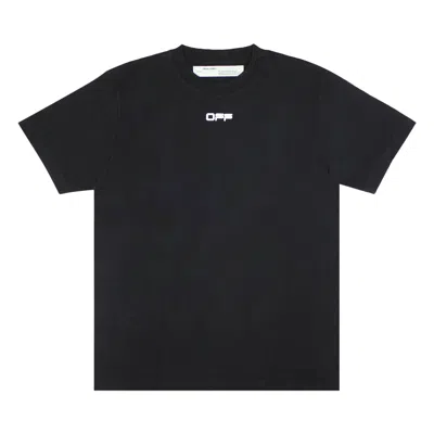 Pre-owned Off-white Airport Tape T-shirt 'black/white'