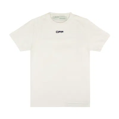 Pre-owned Off-white Airport Tape T-shirt 'white/black'
