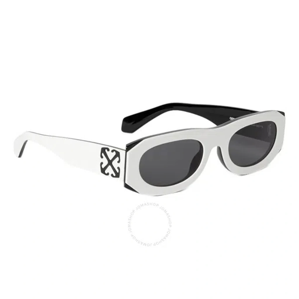 Off-white Albany Dark Grey Oval Unisex Sunglasses Oeri13  display picture 1