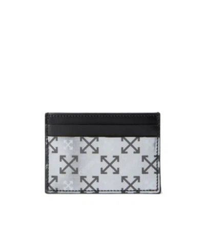 Off-white All Over Arrows Card Holder In Black