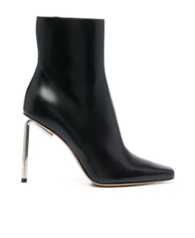 OFF-WHITE OFF-WHITE ALLEN SQUARE TOE ANKLE BOOTS