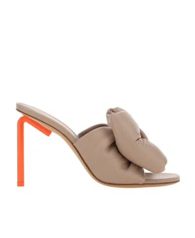 OFF-WHITE ALLEN 110MM OVERSIZE-BOW SANDALS