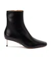Off-white Allen 60mm Leather Ankle Boots In Black