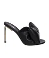 Off-white Woman Sandals Black Size 6 Textile Fibers In Black