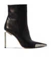 Off-white Allen Key Pointed-toe Ankle Boots In Black