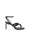 Off-white Allen Shoelace Sandal 70 In Black