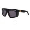 Off-white Alps Dark Grey Browline Unisex Sunglasses Oeri004 1007 58