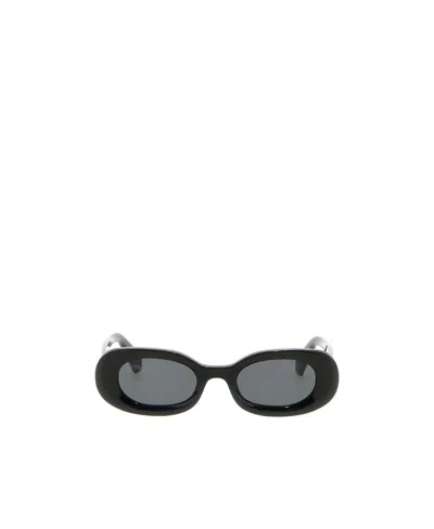 Off-white Amalfi Oval-frame Sunglasses In Gray