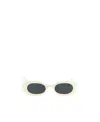 Off-white Amalfi Oval-frame Sunglasses In White