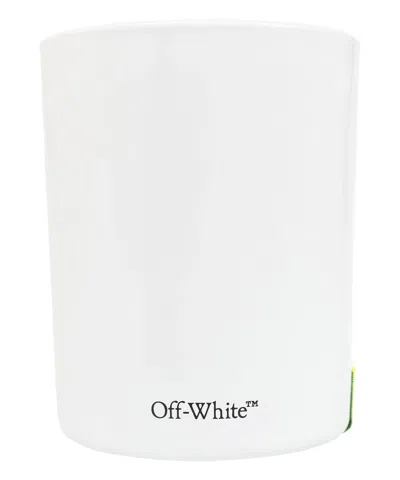 Off-white &quot;b&quot; Blazing Wood Candle 200 G In White