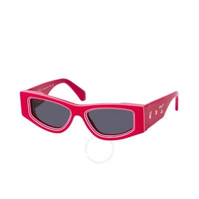 OFF-WHITE OFF-WHITE ANDY DARK GREY IRREGULAR UNISEX SUNGLASSES OERI047 2507 57