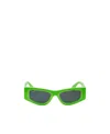 Off-white Andy Square-frame Sunglasses In Green
