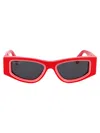 Off-white Andy Rectangular-frame Sunglasses In 2507 Red