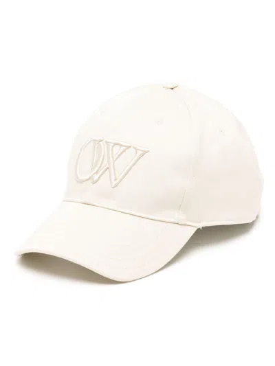 Off-white Angora White Baseball Cap For Women In Angorawh