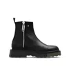 OFF-WHITE OFF-WHITE ANKLE LEATHER BOOTS