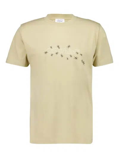 Off-white Ants Arrow T-shirt In Neutrals